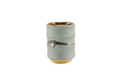 Black Matte Bamboo Tea Cup